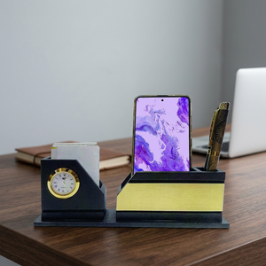 Custom Logo Desktop Organizer Pen Holder Card Holder Desk Display <b>Gift</b> Box for <b>Office</b> Corporate gifting - Product Image 3