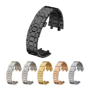 Yüksek kaliteli yedek çıkarılabilir bağlantı fırçalanmış metal paslanmaz çelik kol saati band kayışı 21 26 mm - Product Image 5