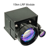 Module de télémètre laser longue portée pour l'extérieur Capteur laser de mesure d'angle RS422 Module de distance laser 15km 1535nm Eye-Safe