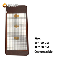 Matelas de massage thermique en pierre blanche personnalisé Jiwan Lejia pour les centres de bien-être