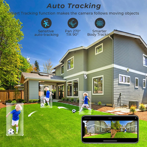 Icsee 6MP 9mp mới ngoài trời ống kính kép máy ảnh Wifi giám sát chuyển động của con người theo dõi PTZ 4k mạng không dây Camera An Ninh - Product Image 4