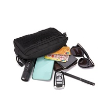 Pochette tactique Molle QET1085, sac utilitaire EDC, trousse de premiers secours, support de téléphone, sac banane Oxford pour sports de plein air