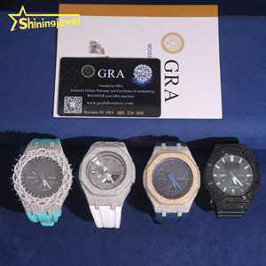 Certificat GRA Bijoux Hip Hop Boîtier de montre en argent 925 Iced Out Moissanite GA2100 Buss Down Watch Bezel Pass Diamond Tester - Product Image 2