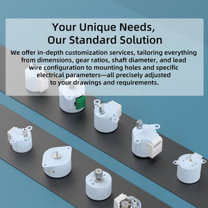 Moteur pas à pas à engrenages CE RoHS 24BYJ48, DC 12V, rapport de réduction 1:64, bruit 40dB, micro-moteur pas à pas <span class=keywords><strong>pour</strong></span> le contrôle automatique des vannes - Product Image 6