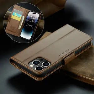 Luxury Premium Flip Wallet Leather Card Slot Mobile Phone Case for Samsung Galaxy A24 4G A34 A54 A74 A23 A53 A73 Leather Cover