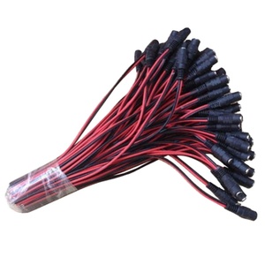 10 pcs/Lot 2.1x5.5mm mâle femelle <span class=keywords><strong>prise</strong></span> 12V Dc alimentation Pigtail câble <span class=keywords><strong>Jack</strong></span> pour Cctv caméra connecteur queue Extension 12V DC fil - Product Image 3