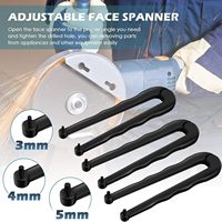Pince à goupilles réglable en acier pour l'installation/démontage de supports de disques sur meuleuse d'angle (3, 4, 5 mm)