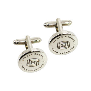 Juego <span class=keywords><strong>de</strong></span> gemelos <span class=keywords><strong>de</strong></span> acero inoxidable <span class=keywords><strong>para</strong></span> hombre, mancuernas <span class=keywords><strong>de</strong></span> Metal y plata, con tu logotipo personalizado, fabricante Oem - Product Image 2