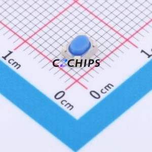 GT-TC048A-H025-L1B Tactile Switch SMD Switch Single Pole Single Throw Oval Button 1.6N Vertical Mount - Product Image 1