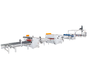 Línea de laminación de pegamento PUR de fusión en caliente de fábrica líder en China, línea de laminación de lámina acrílica de película de PET PETG de PVC para tablero de partículas MDF - Product Image 1