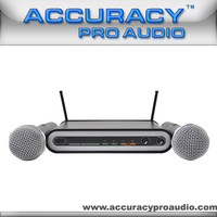 Hikity — carte son professionnel, micro sans fil, haute précision Pro, UHF-113, double canal, pour streaming en direct