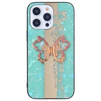 Nouvelle coque de téléphone portable de luxe en TPU+PC avec anneau magnétique antichoc multicolores pour /