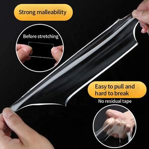 Pegatinas de doble cara <span class=keywords><strong>para</strong></span> decoración de <span class=keywords><strong>alfombras</strong></span>, <span class=keywords><strong>cinta</strong></span> adhesiva reutilizable nano de pvc - Product Image 3