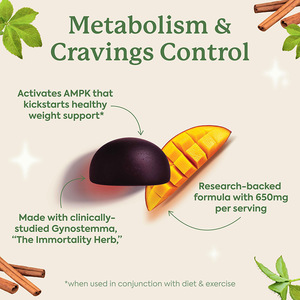 Gummies Miracle Burn Metabolism saveur mangue mûre, soutient naturellement la combustion des graisses et le métabolisme, la gestion de l'énergie et la détoxification - Product Image 5