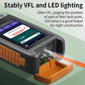 مقياس انعكاس الألياف الضوئية النشط المصغر لاختبار الألياف البصرية: 1550 نانومتر 20dB خريطة أحداث opm vfl ols لـ 80 ~ dr اختبار إيثرنت الألياف - Product Image 2