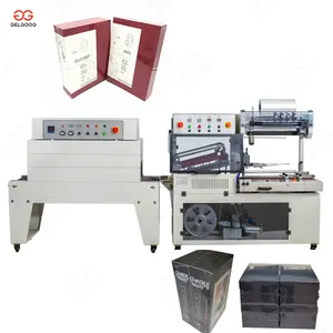 Fully Automatic Perfume Box Wrapping L Bar Heat Package Shrink Packaging Machine For Meat