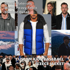 Uniforme de baseball américain personnalisable pour hommes, veste varsity doublée en polaire pour l'hiver, haut décontracté brodé avec fermeture éclair et boutons imprimés - Product Image 2