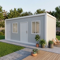 Casa Contenedor Prefabricada Personalizable, Edificio Modular Desmontable e Integrado para Cafetería Creativa, Estudio y Tienda Móvil