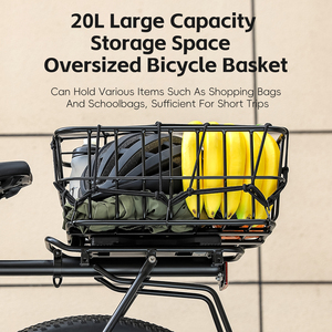 WEST BIKING <span class=keywords><strong>Portaequipajes</strong></span> Trasero para Bicicleta, Cesta de Gran Capacidad, Liberación Rápida, 20L - Product Image 5