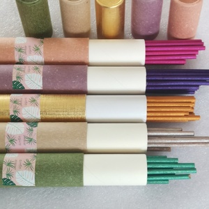 ชุดธูปหอมหลากหลายชนิด 120 แท่ง กลิ่นโอเชียน ซานดาลวูด และดอกกุหลาบ สำหรับห้องโยคะ ใช้เป็นน้ำหอมปรับอากาศ พร้อมเครื่องกระจายกลิ่น - Product Image 3