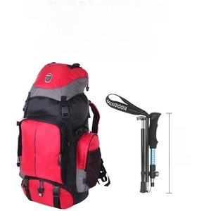 Autre équipement <span class=keywords><strong>de</strong></span> camping et <span class=keywords><strong>de</strong></span> montagne : bâton <span class=keywords><strong>de</strong></span> marche télescopique léger pliable en 5 sections avec verrouillage externe - Product Image 1
