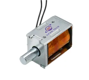 24 v dc push pull larga vida nueva venta caliente micro solenoide bobina con bobina válvula de solenoide