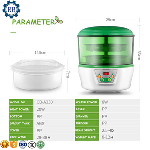 Gran capacidad multifuncional pequeña soja crecer máquina de Bean Sprout creciendo | Máquina de soja Sprouter de máquina - Product Image 6