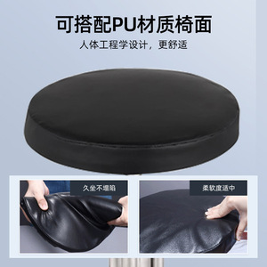 Tabouret rond en acier inoxydable Hongchao, hauteur réglable, pour laboratoire, chaise de bar avec mécanisme de levage en spirale - Product Image 4