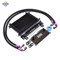 Kit de refroidisseur d'huile moteur en aluminium SK CUSTOM pour Porsche Cayenne 92A 2011-2017 Panamera 970 2010-2016