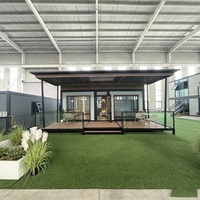 Maison préfabriquée en conteneur, compacte et extensible, pour école, camping, villa, salle de classe, magasin, hôtel, bureau, restaurant