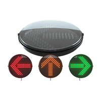Luz de Señalización de Tráfico LED Roja y Verde de 12 Pulgadas (300 mm) para Automóviles