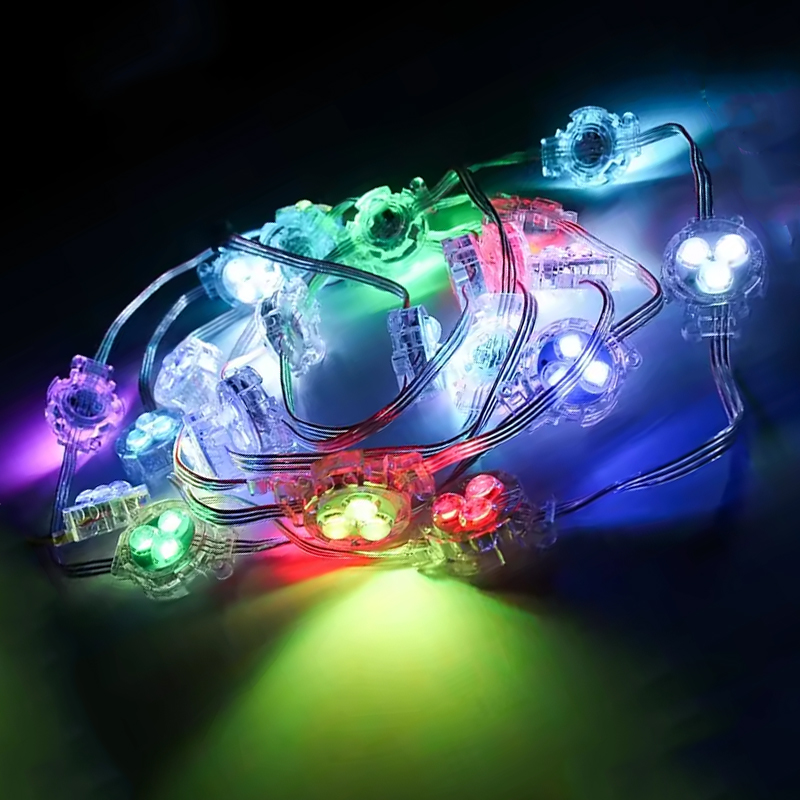 CHJ-IC30RGB DC12V RGBIC Eaves Light 30mm Addressable WS2811 Smart Pixel RGB RGBW Permanent Outdoor C