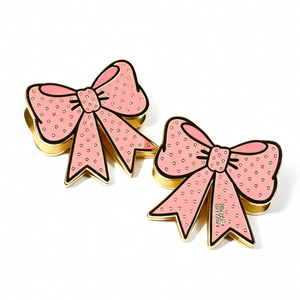 Clips métalliques personnalisés de qualité supérieure avec design de nœud, clips en émail durables avec personnalisation du logo et <span class=keywords><strong>prix</strong></span> de gros compétitifs - Product Image 2