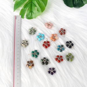 Pendentifs en pierres naturelles de guérison énergétique en gros, perles de 8 mm en pierres précieuses lâches pour bijoux féminins - Product Image 3