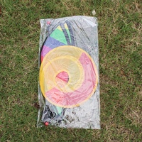 Vente en gros Nuage Montgolfière Vent Spinner en plastique et tissu Ornement de jardin décoratif pour l'extérieur et la maison