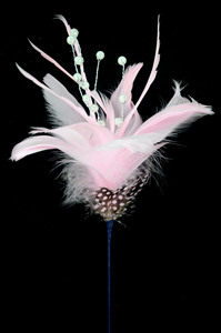 חוטי פרח דקורטיבי מלאכותי טווס נוצה פרחונית בחירה בית חתונה מסיבת חתונה - Product Image 6