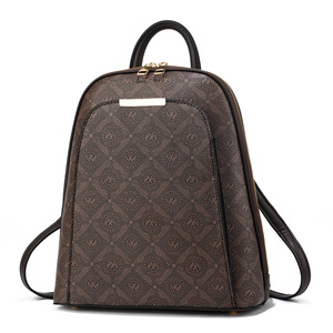 Mochila Moderna para Mujer, Capacidad Media, Diseño Suave con Patrón de Letras, Cierre de Cremallera, para Uso Diario en Todas las Estaciones - Product Image 2
