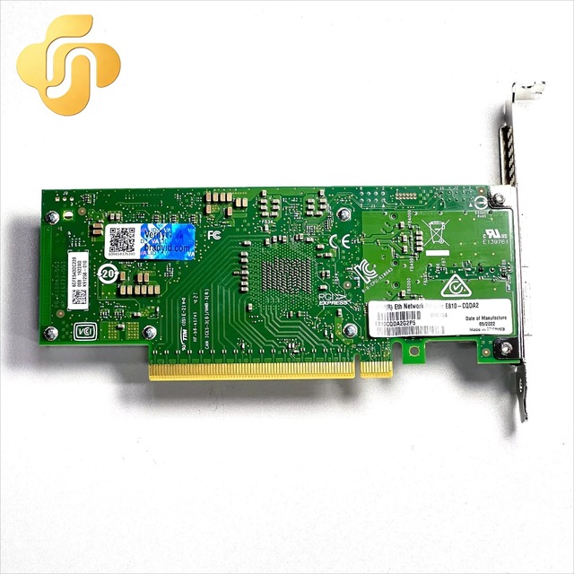 E810-CQDA Dual Port PCI Express 4.0 X16 Ethernet Network Adapter 2 100Gb Gigabit Computer Desktops