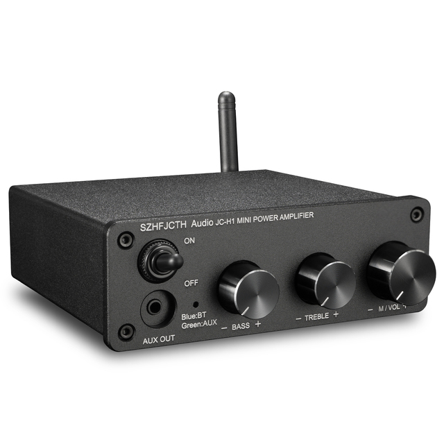 SZHFJCTH Audio JC-H1 Bluetooth 5.0 Stereo Audio Amplifier 2.0 Channel Receiver Class D Integrated Digital Amp