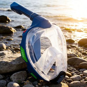Full Face Snorkel Mask MZ1531 Anti Fog 180 Degree View Diving Goggles For Adults And Children - Product Image 2