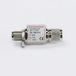 TNC Connector 0-3GHz 50Ohm 90V/250V for Coaxial Cable RF Antenna Feeder SPD Surge Protector