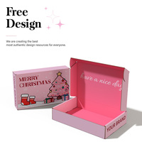 Caja de Cartón Corrugado de Lujo Reciclable para Regalos de Navidad, Colorida, Tamaño Personalizado, Resistente, para Juguetes, Zapatos, Ropa Interior, Embalaje para Envíos