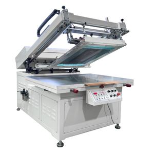 Machine d'impression sérigraphique semi-automatique à bras inclinable, occasion, avec nouvelle étiquette et imprimante UV à points, table à vide, imprimante de cartes - Product Image 4