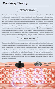 448kHz Face Body <b>Massage</b> <b>Machine</b> Skin Lifting Pain Relief Beauty Device for Korean Skin Care Salon - Product Image 4