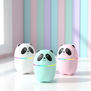 <span class=keywords><strong>Humidifier</strong></span> Panda Merah Mini USB Plastik Lucu Grosir, Humidistat, Suara Rendah, Garansi 1 Tahun, LED 7 Warna, Portabel - Product Image 1