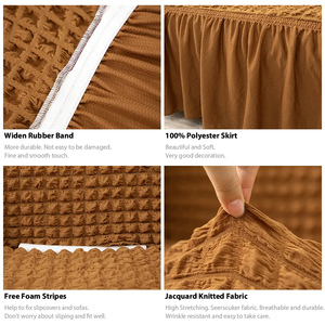 MU Morden-Ensemble de housses élastiques pour <span class=keywords><strong>fauteuil</strong></span> de salon, en forme de L, simples, deux ou trois sièges - Product Image 4