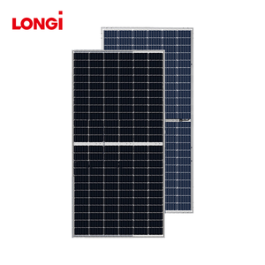 Top 1 Produsen China Longi Bifacial Panel Tenaga Surya/Solar Panel 425 430 435 440 445 450 455W Modul Pv - Product Image 1