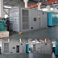 Générateur diesel silencieux Cummins en conteneur 1600KW 2000KVA avec ATS pour vente en gros