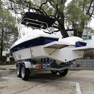 Bateau Flit certifié CE, 5,8 m, bateau sportif à grande vitesse en fibre de verre avec moteur, vente flash - Product Image 6
