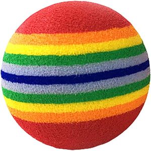 Pelota Arcoíris, Pelota Elástica Colorida y Silenciosa para Gatos, Divertida Pelota Arcoíris para Gatos - Product Image 5